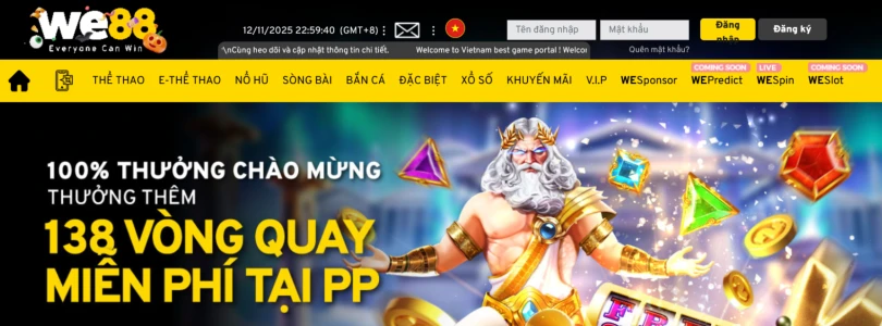 Trang chủ nhà cái We88